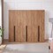 Manhattan Comfort Lee Wardrobe Closet 2.0 in Golden Brown, 3PK 3-WC002-GB - alternate 1
